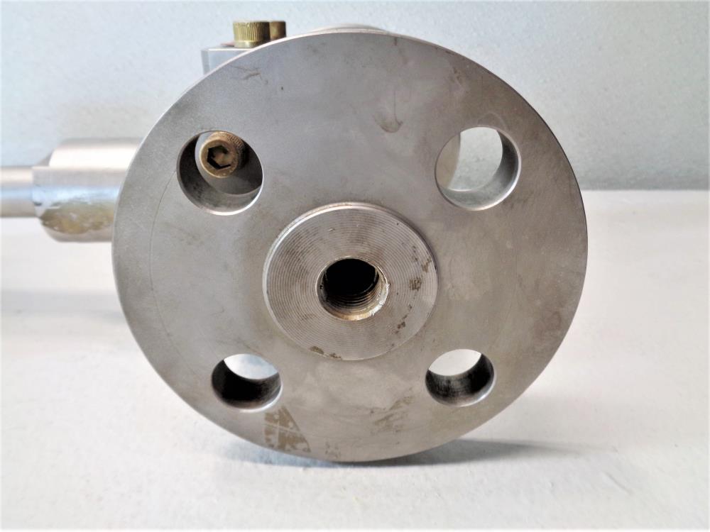 Max Machinery 3/4" 300# Stainless Steel Piston Flow Meter 214-417 and 276-525